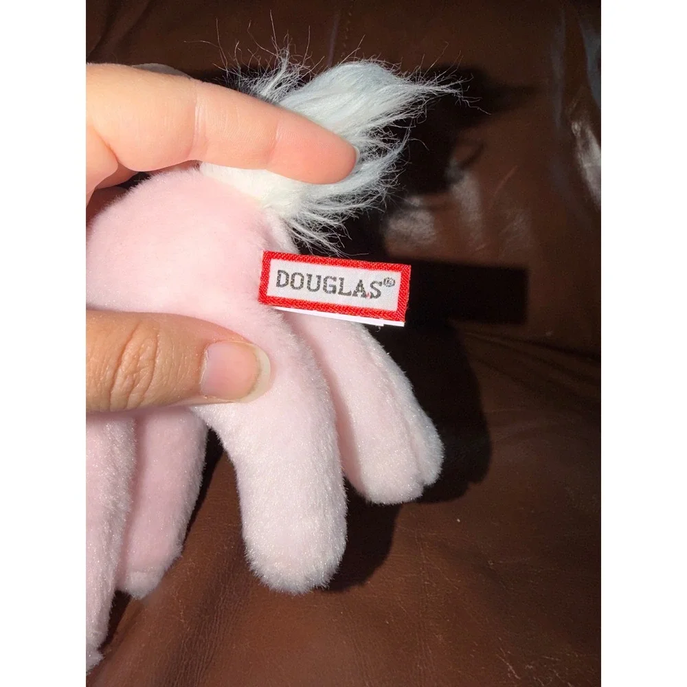 Douglas‎ Cuddle Toys Pink Unicorn Plush Standing Stuffed Animal Silver Horn 8